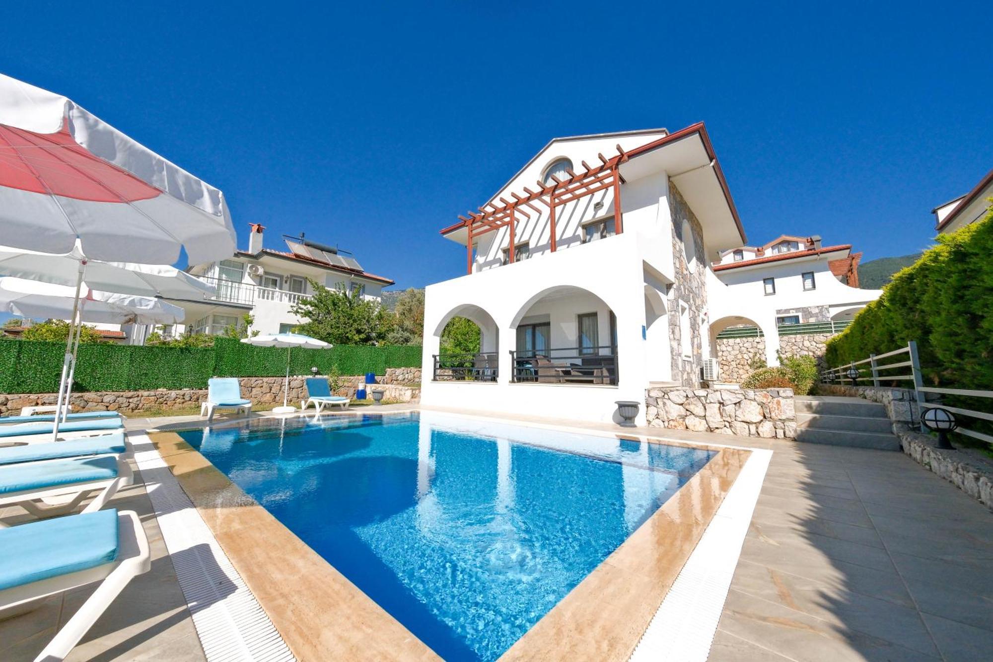 Turquoise Shores Family-Friendly Luxury Villa Hisaronu, Ovacik By Sunworld Villas 费特希耶 外观 照片