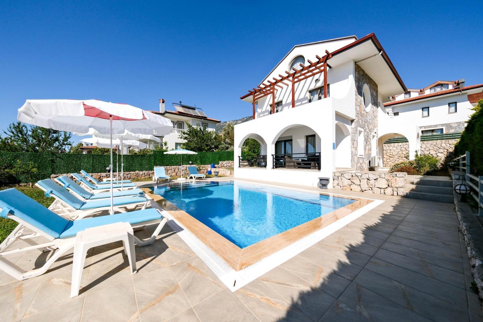 Turquoise Shores Family-Friendly Luxury Villa Hisaronu, Ovacik By Sunworld Villas 费特希耶 外观 照片