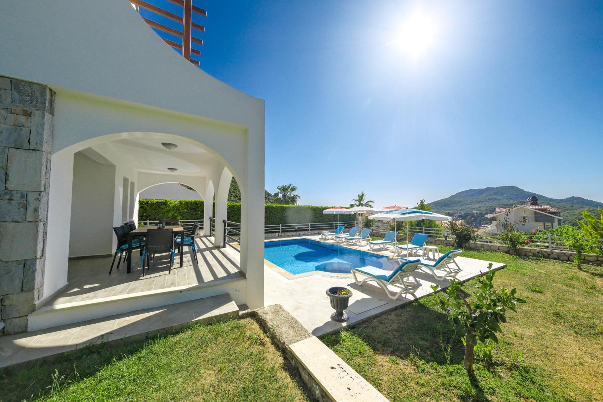Turquoise Shores Family-Friendly Luxury Villa Hisaronu, Ovacik By Sunworld Villas 费特希耶 外观 照片