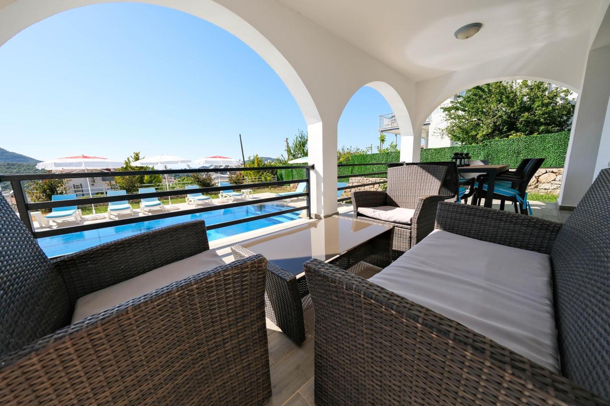 Turquoise Shores Family-Friendly Luxury Villa Hisaronu, Ovacik By Sunworld Villas 费特希耶 外观 照片