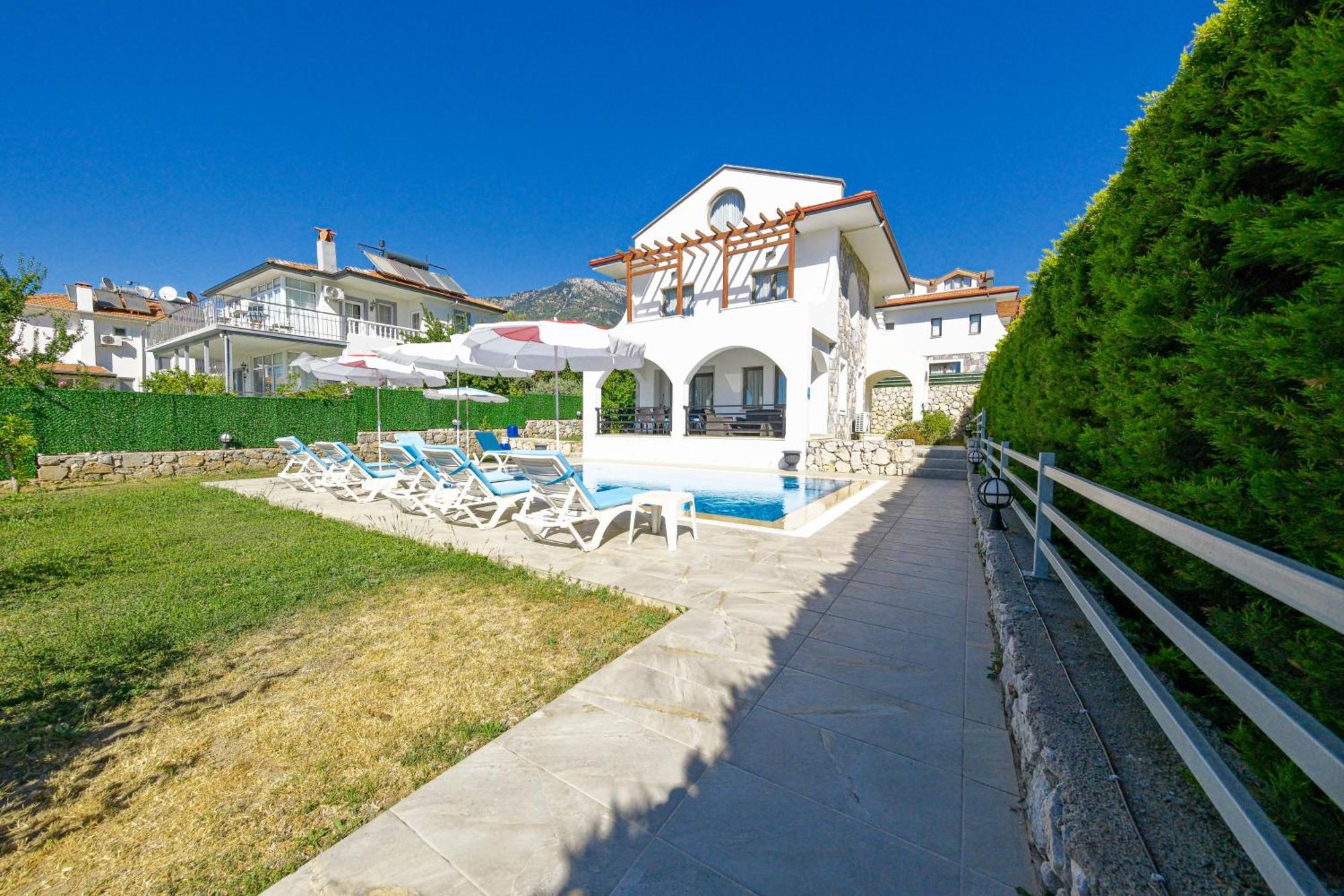 Turquoise Shores Family-Friendly Luxury Villa Hisaronu, Ovacik By Sunworld Villas 费特希耶 外观 照片