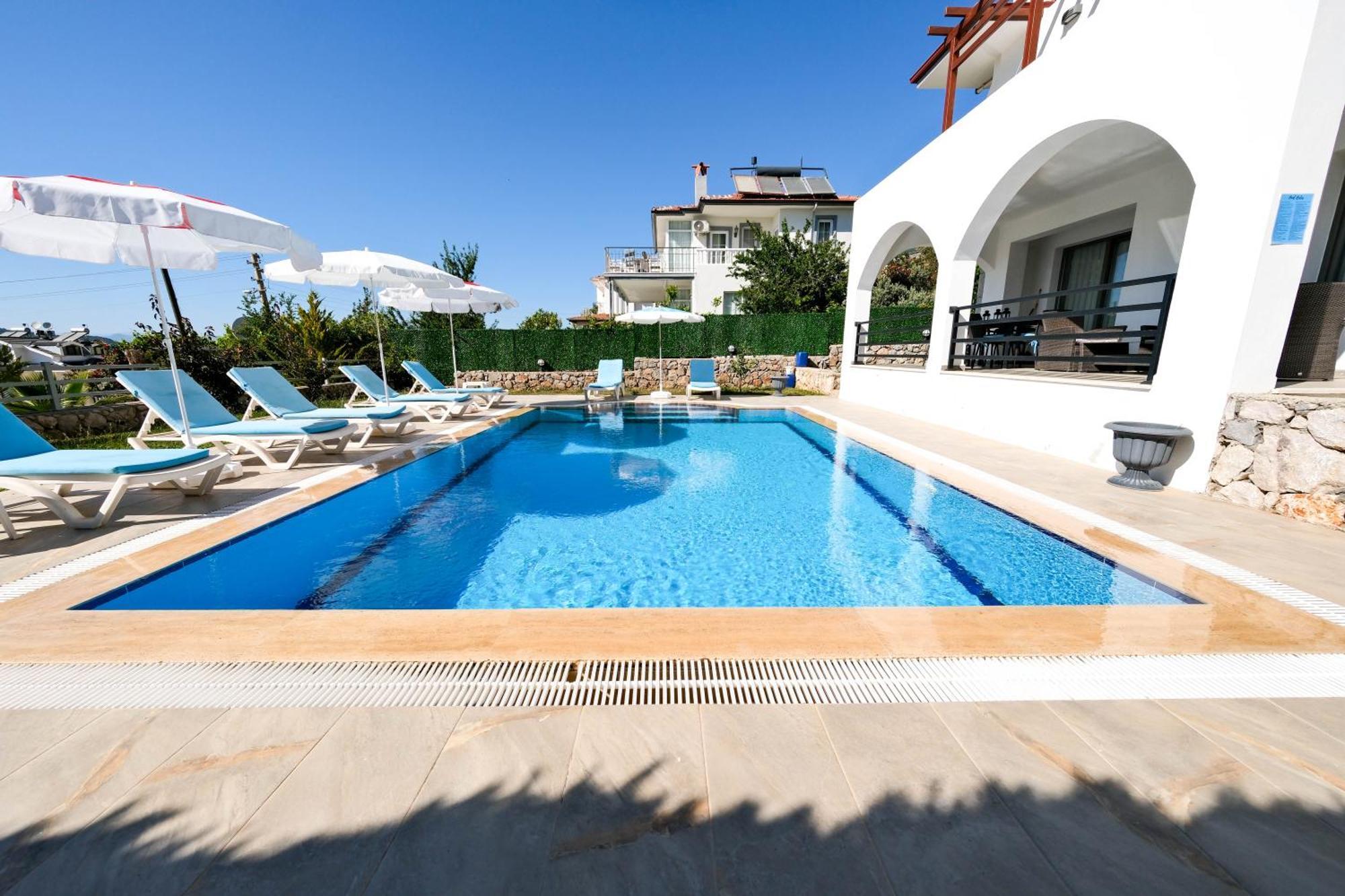 Turquoise Shores Family-Friendly Luxury Villa Hisaronu, Ovacik By Sunworld Villas 费特希耶 外观 照片
