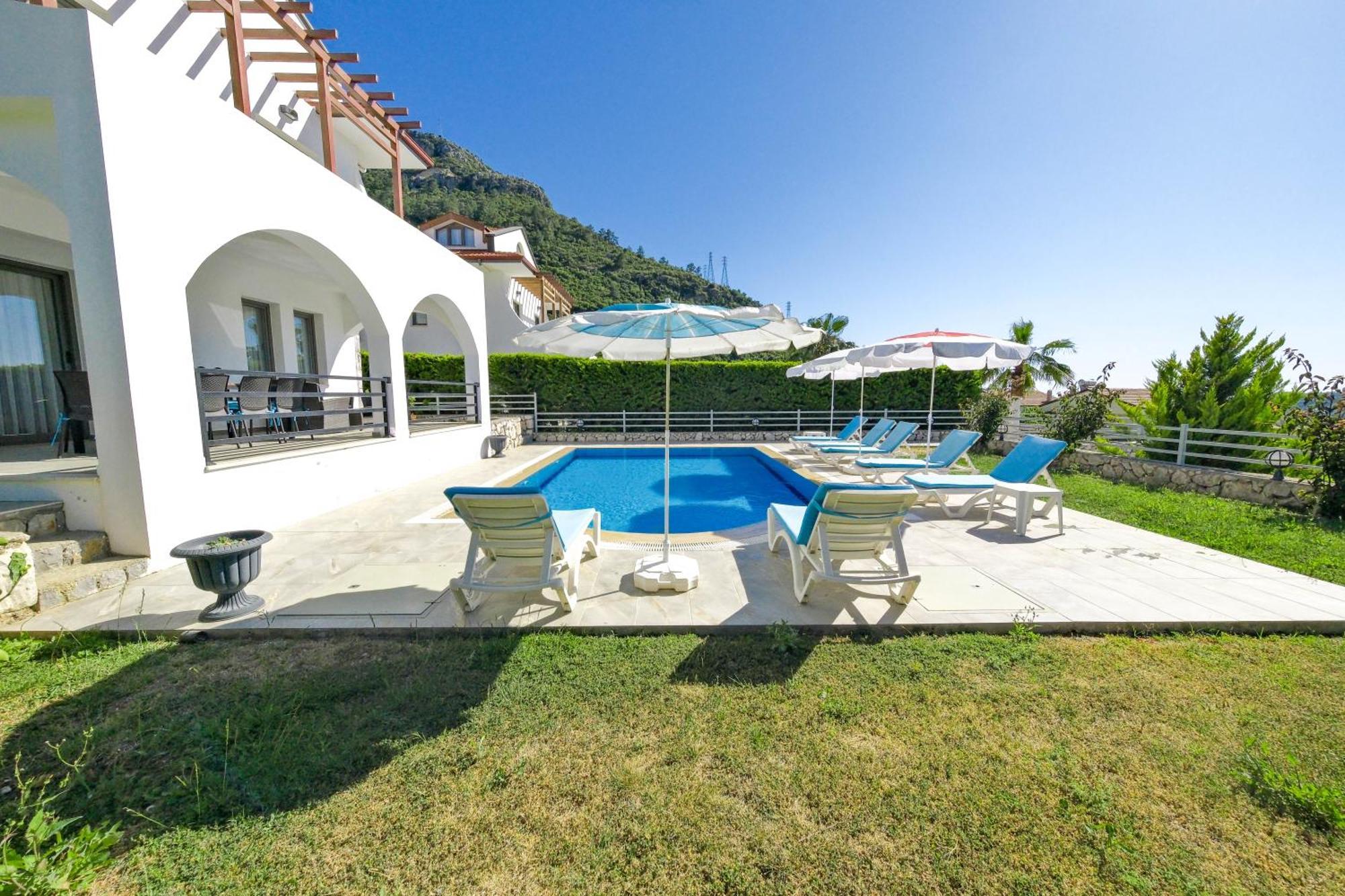 Turquoise Shores Family-Friendly Luxury Villa Hisaronu, Ovacik By Sunworld Villas 费特希耶 外观 照片